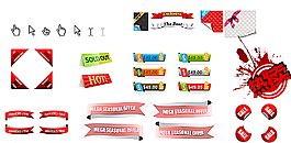 淘寶熱賣標(biāo)簽廣告素材圖片