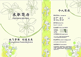 個人簡歷圖片