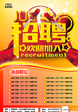 招聘海報(bào)圖片