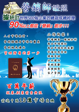營銷師高清海報(bào)