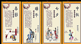 中国传统节日展板图片