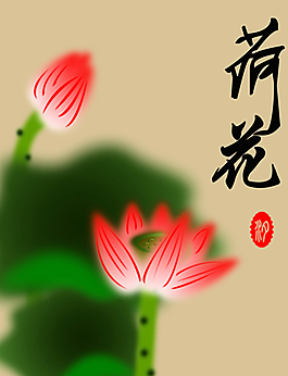 荷花圖片