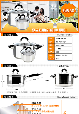 廚房用具詳情頁