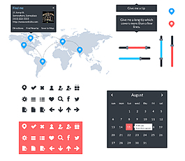 平化圖標UI設計