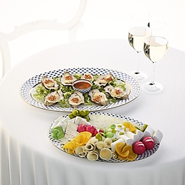生蠔和餐具