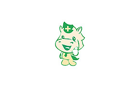小牛卡通醫(yī)生形象