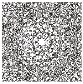 花紋矢量圖