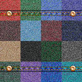 方格牛仔布背景矢量素材