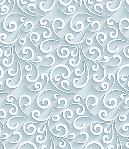 白色蕾絲花紋無縫背景圖片