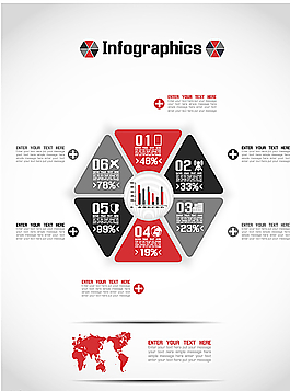 簡(jiǎn)潔六邊形信息圖圖片