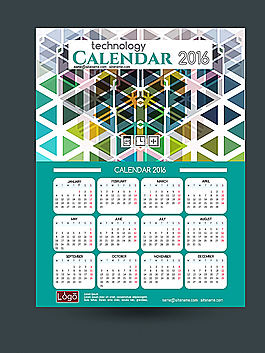 2016年年歷卡片圖片