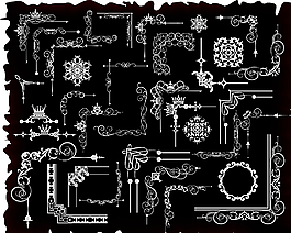 歐式花紋圖片