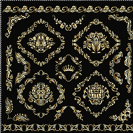 欧式花纹图片