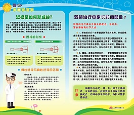 近視弱視知識宣傳欄