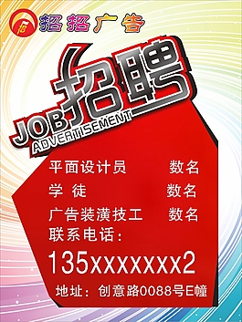招聘海報