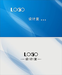 藍(lán)色簡(jiǎn)單名片