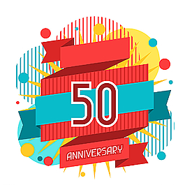 50周年標簽圖片