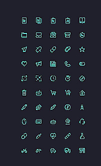 線框UI圖標(PSD+AI)圖片