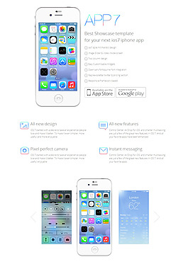 iPhone系統APP功能介紹模板