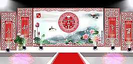婚禮效果圖圖片