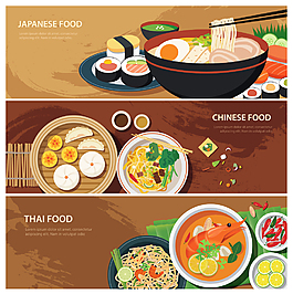 卡通食品矢量圖