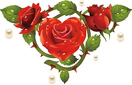 玫瑰花元素