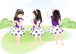 可愛小女孩