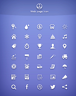 矢量手机网页app图标图片