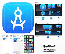 app icon 模板樣式圖片