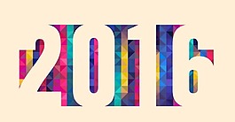 2016創(chuàng)意數(shù)字矢量圖片素材