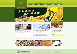 绿色食品网站设计