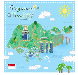 手繪旅行地圖