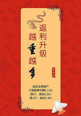 返利升級(jí)海報(bào)