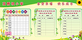 小學評分展板圖片