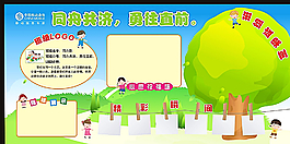 移動班組文化展板圖片