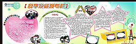 移動科學(xué)發(fā)展觀展板圖片
