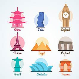 世界旅游名勝景點素材圖片