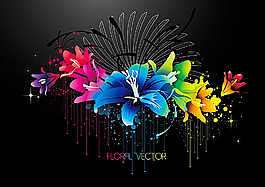 矢量炫酷背景底紋圖片