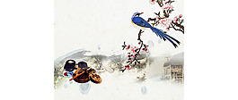中國風花鳥畫