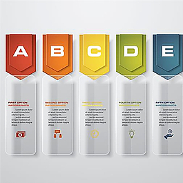 立體質(zhì)感 炫酷信息圖表圖片