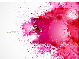 絢麗潑墨底紋背景矢量素材圖片