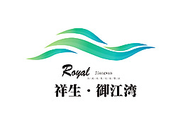 御江灣標志 地產logo 綠色海洋