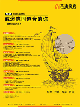 招聘海報