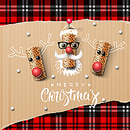 圣誕節海報格子背景圖片