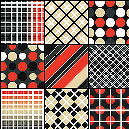 懷舊圖案背景矢量素材圖片