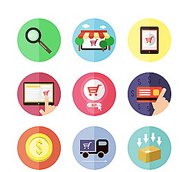 電子商務圖標圖片