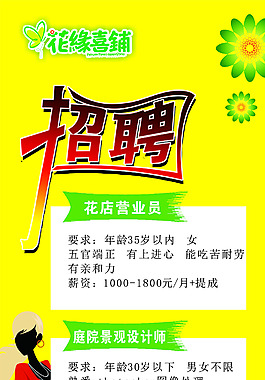 招聘海報