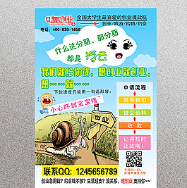 創業 貸款 宣傳單圖片