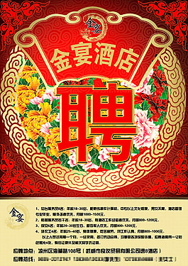 酒店招聘廣告設計