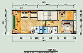 室內(nèi)彩色平面圖圖片